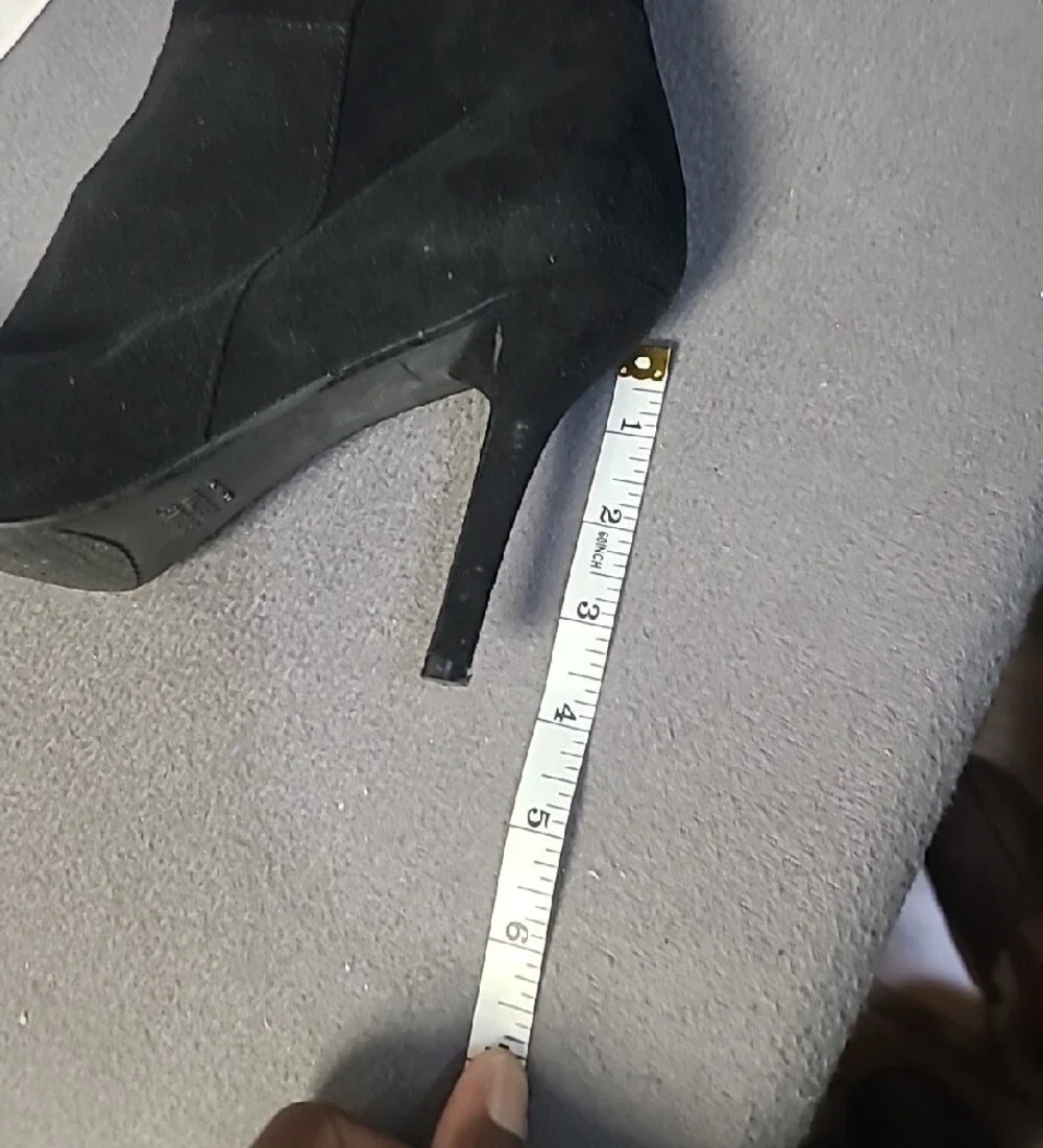 Women's Stuart Weitzman Black Suede Knee-High Stiletto Boots
